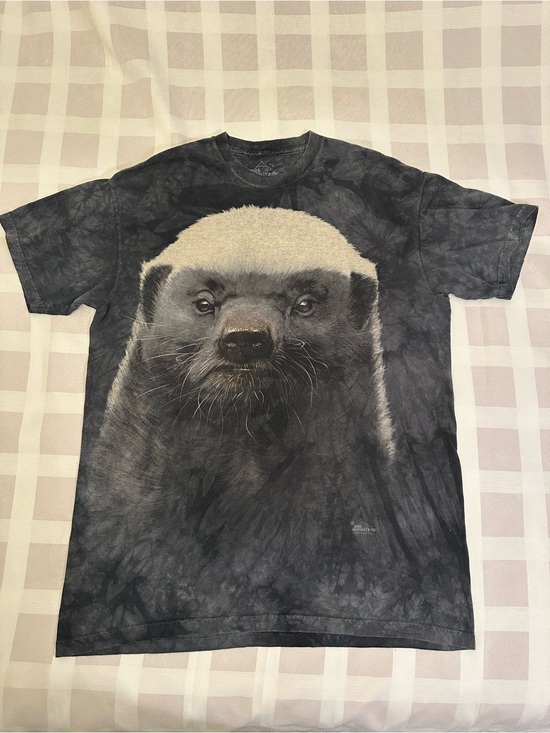 The Mountain Other - 🖤🦡🩶🦡The‎ Mountain Honey Badger T-Shirt, 2015, Sz Large